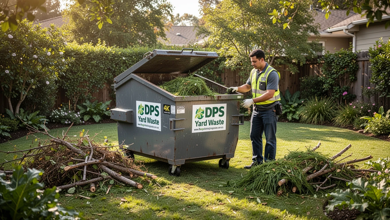Small Dumpster for Yard Waste