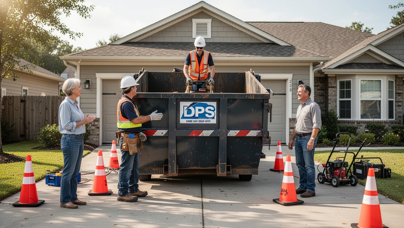Same-Day Drop-Off Dumpster Rentals